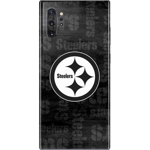 NFL Pittsburgh Steelers Black & White Galaxy Note 10 Plus Skin