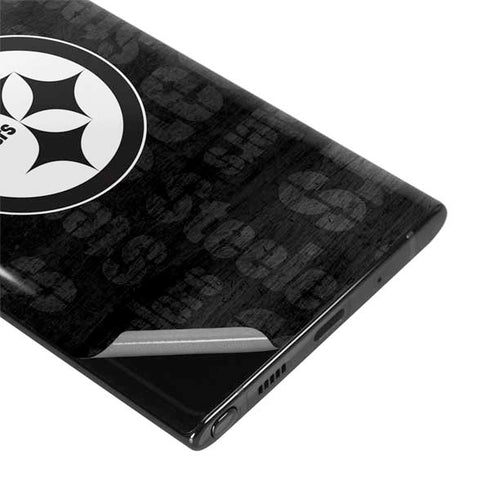 NFL Pittsburgh Steelers Black & White Galaxy Note 10 Skin
