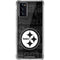 NFL Pittsburgh Steelers Black & White Galaxy Note20 5G Clear Case