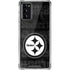 NFL Pittsburgh Steelers Black & White Galaxy Note20 5G Clear Case