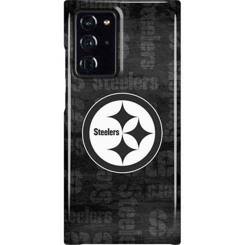 NFL Pittsburgh Steelers Black & White Galaxy Cases
