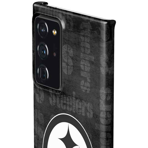 NFL Pittsburgh Steelers Black & White Galaxy Note20 Ultra 5G Lite Case