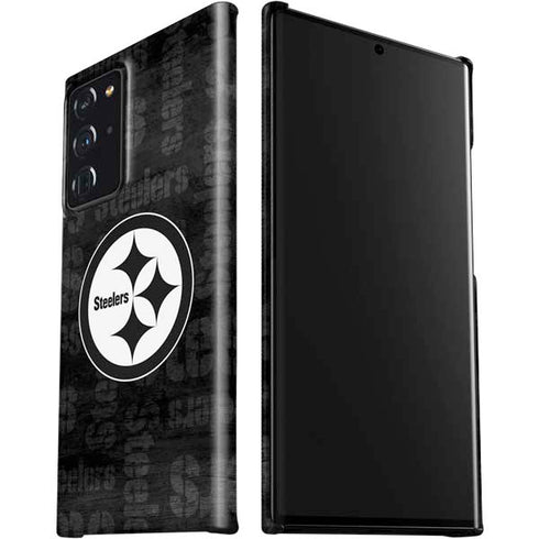 NFL Pittsburgh Steelers Black & White Galaxy Note20 Ultra 5G Lite Case