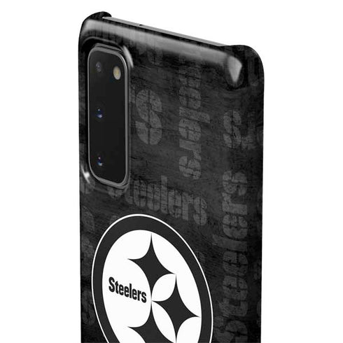 NFL Pittsburgh Steelers Black & White Galaxy S20 Lite Case