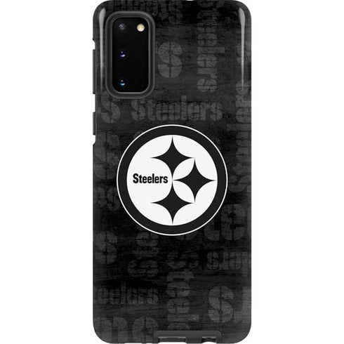 NFL Pittsburgh Steelers Black & White Galaxy S20 Pro Case