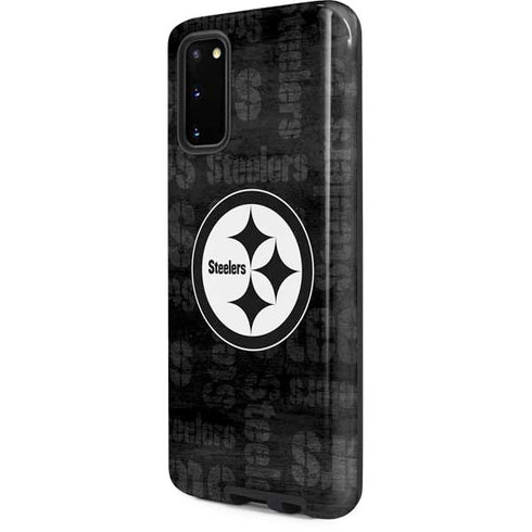 NFL Pittsburgh Steelers Black & White Galaxy S20 Pro Case