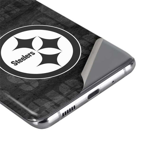 NFL Pittsburgh Steelers Black & White Galaxy S20 Ultra 5G Skin