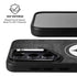 NFL Pittsburgh Steelers Black & White Galaxy S24 FE Kickstand Case