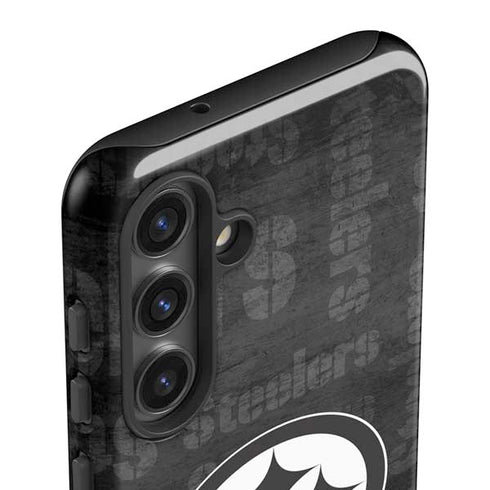 NFL Pittsburgh Steelers Black & White Galaxy S25 Impact Case