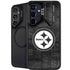 NFL Pittsburgh Steelers Black & White Galaxy S25 Plus Kickstand Case