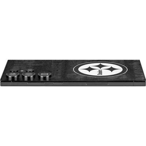 NFL Pittsburgh Steelers Black & White Galaxy S25 Ultra Skin