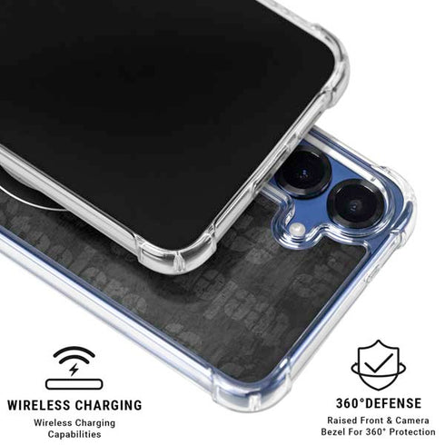 NFL Pittsburgh Steelers Black & White Galaxy S25 Clear Case