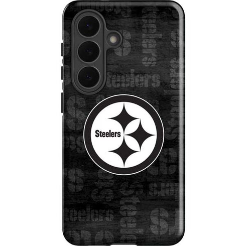 NFL Pittsburgh Steelers Black & White Galaxy S26 Plus Impact Case