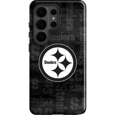NFL Pittsburgh Steelers Black & White Galaxy S26 Ultra Impact Case