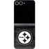 NFL Pittsburgh Steelers Black & White Galaxy Z Flip6 Skin