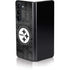 NFL Pittsburgh Steelers Black & White Galaxy Z Fold5 5G Skin