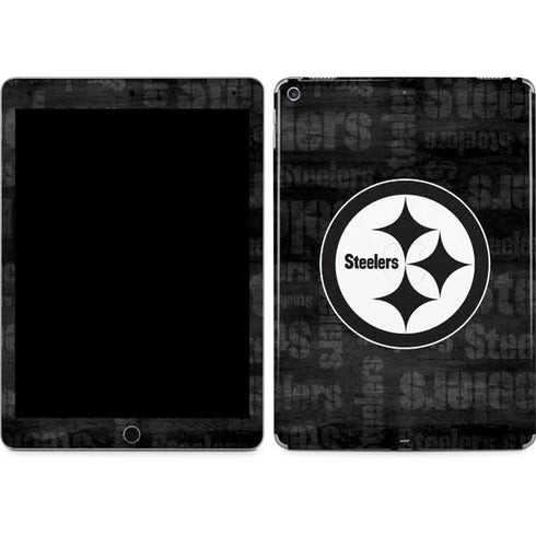 NFL Pittsburgh Steelers Black & White iPad Skins