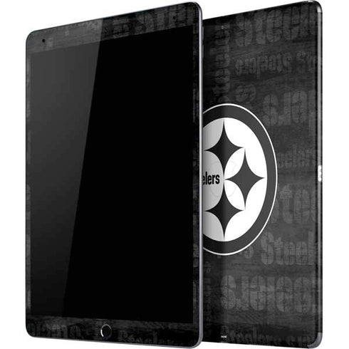 NFL Pittsburgh Steelers Black & White iPad Skins