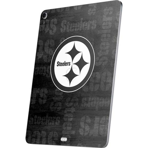 NFL Pittsburgh Steelers Black & White Apple iPad Air Skin