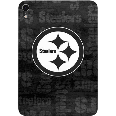 NFL Pittsburgh Steelers Black & White Apple iPad Mini Skin