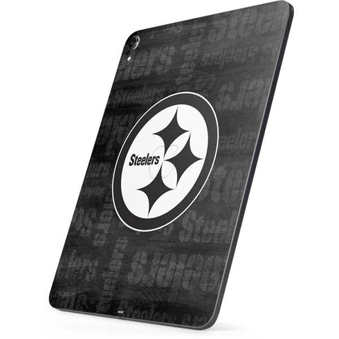 NFL Pittsburgh Steelers Black & White Apple iPad Pro Skin