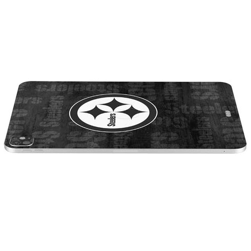 NFL Pittsburgh Steelers Black & White iPad Pro 13in M4 (2024) Skin