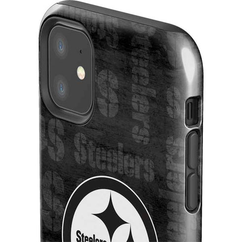 NFL Pittsburgh Steelers Black & White iPhone 11 Impact Case