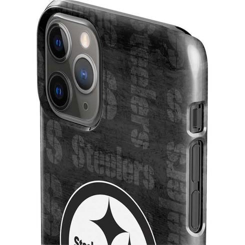 NFL Pittsburgh Steelers Black & White iPhone 11 Pro Lite Case