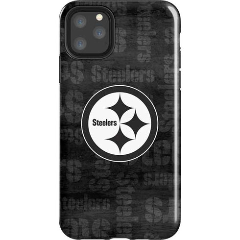 NFL Pittsburgh Steelers Black & White iPhone 11 Pro Max Impact Case