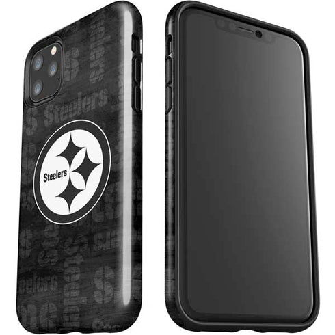 NFL Pittsburgh Steelers Black & White iPhone 11 Pro Max Impact Case