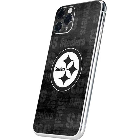 NFL Pittsburgh Steelers Black & White iPhone 11 Pro Skin