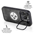 NFL Pittsburgh Steelers Black & White iPhone 13 Pro Kickstand Case