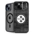 NFL Pittsburgh Steelers Black & White iPhone 14 Kickstand Case