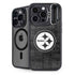 NFL Pittsburgh Steelers Black & White iPhone 14 Pro Kickstand Case