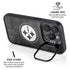 NFL Pittsburgh Steelers Black & White iPhone 14 Pro Max Kickstand Case