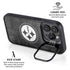 NFL Pittsburgh Steelers Black & White iPhone 15 Pro Max Kickstand Case