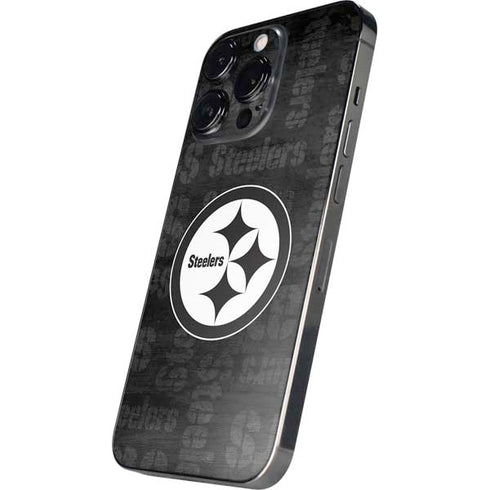 NFL Pittsburgh Steelers Black & White iPhone 15 Pro Max Skin