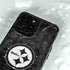 NFL Pittsburgh Steelers Black & White iPhone 15 Pro Waterproof Case