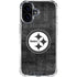 NFL Pittsburgh Steelers Black & White iPhone 16 Clear Case