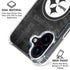 NFL Pittsburgh Steelers Black & White iPhone 16 Clear Case