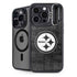 NFL Pittsburgh Steelers Black & White iPhone 16 Pro Max Kickstand Case