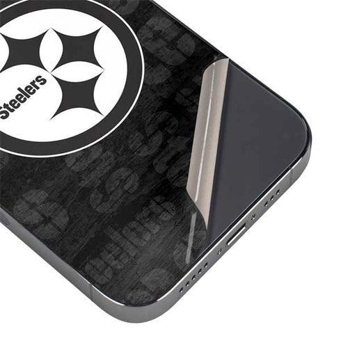 NFL Pittsburgh Steelers Black & White iPhone 16 Pro Skin