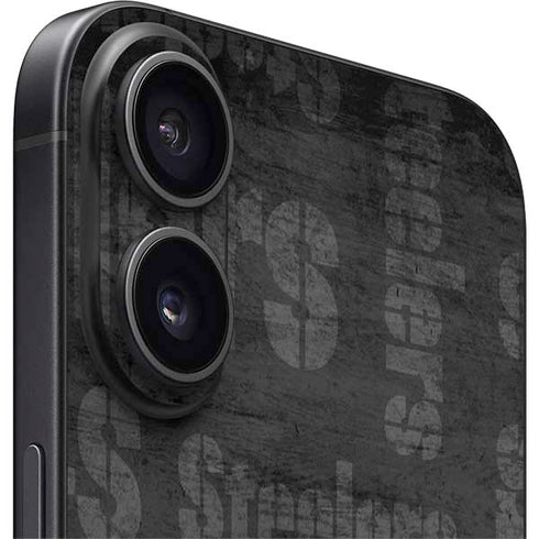 NFL Pittsburgh Steelers Black & White iPhone 16 Skin