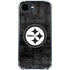 NFL Pittsburgh Steelers Black & White iPhone 16e Clear Case