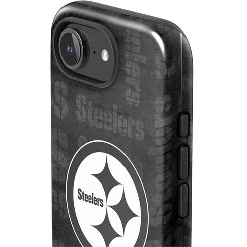 NFL Pittsburgh Steelers Black & White iPhone 16e Impact Case