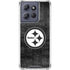 NFL Pittsburgh Steelers Black & White Moto G Play 5G (2025) Clear Case