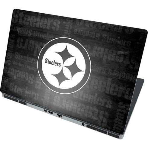 NFL Pittsburgh Steelers Black & White Dell Precision Skin