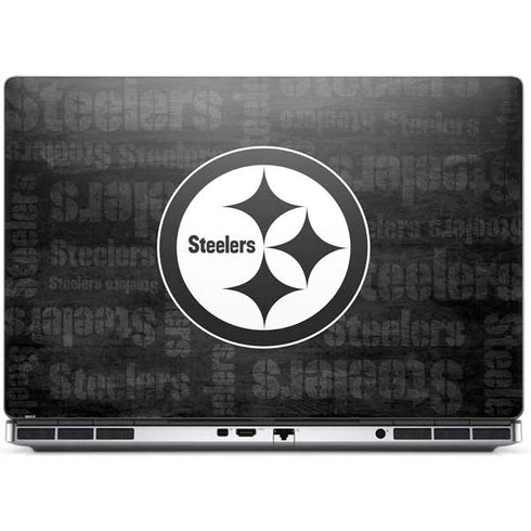 NFL Pittsburgh Steelers Black & White Dell Precision Skin