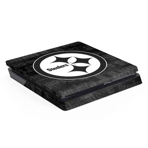 NFL Pittsburgh Steelers Black & White PlayStation PS4 Skins