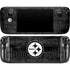 NFL Pittsburgh Steelers Black & White Steam Deck Handheld Gaming Computer OLED Skin